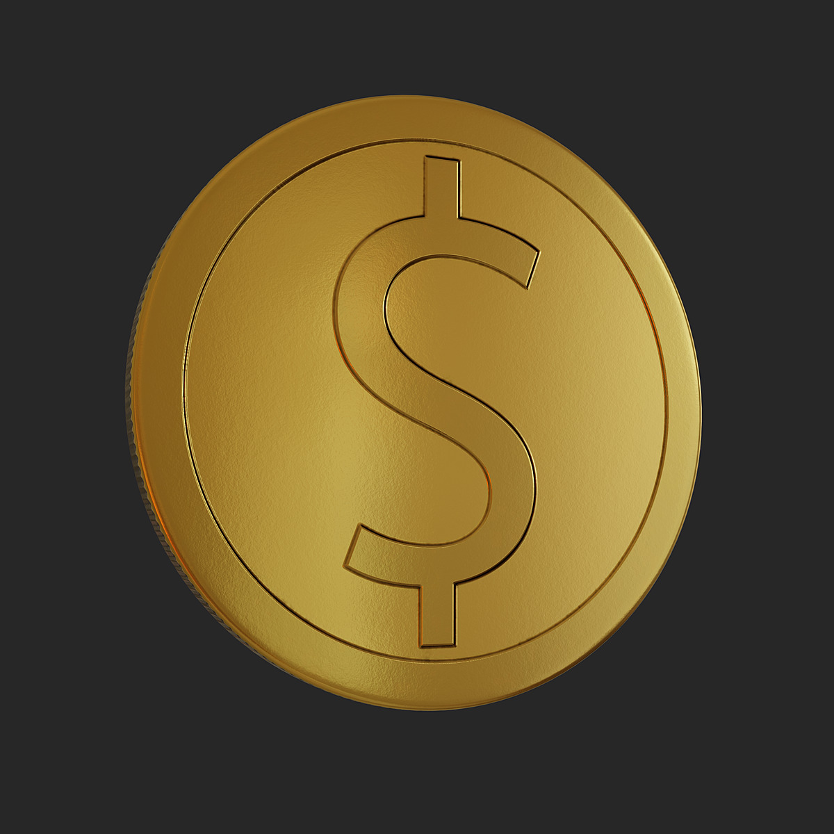 casino coin 3d model free