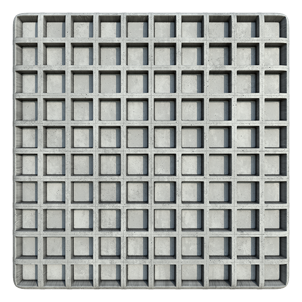 Concrete Waffle Slabs (Plane)