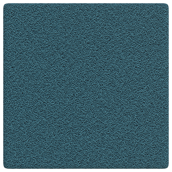 Blue Pile Carpet with Thick Strands (Plane)