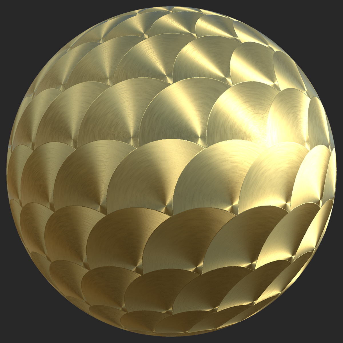 Radially Brushed Gold Texture | Free PBR | TextureCan