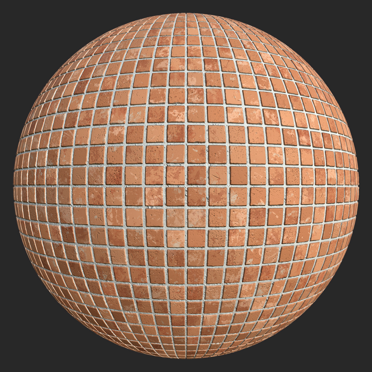 Square Terracotta Mosaic Tiles Free PBR TextureCan   Tiles 0055 1200 