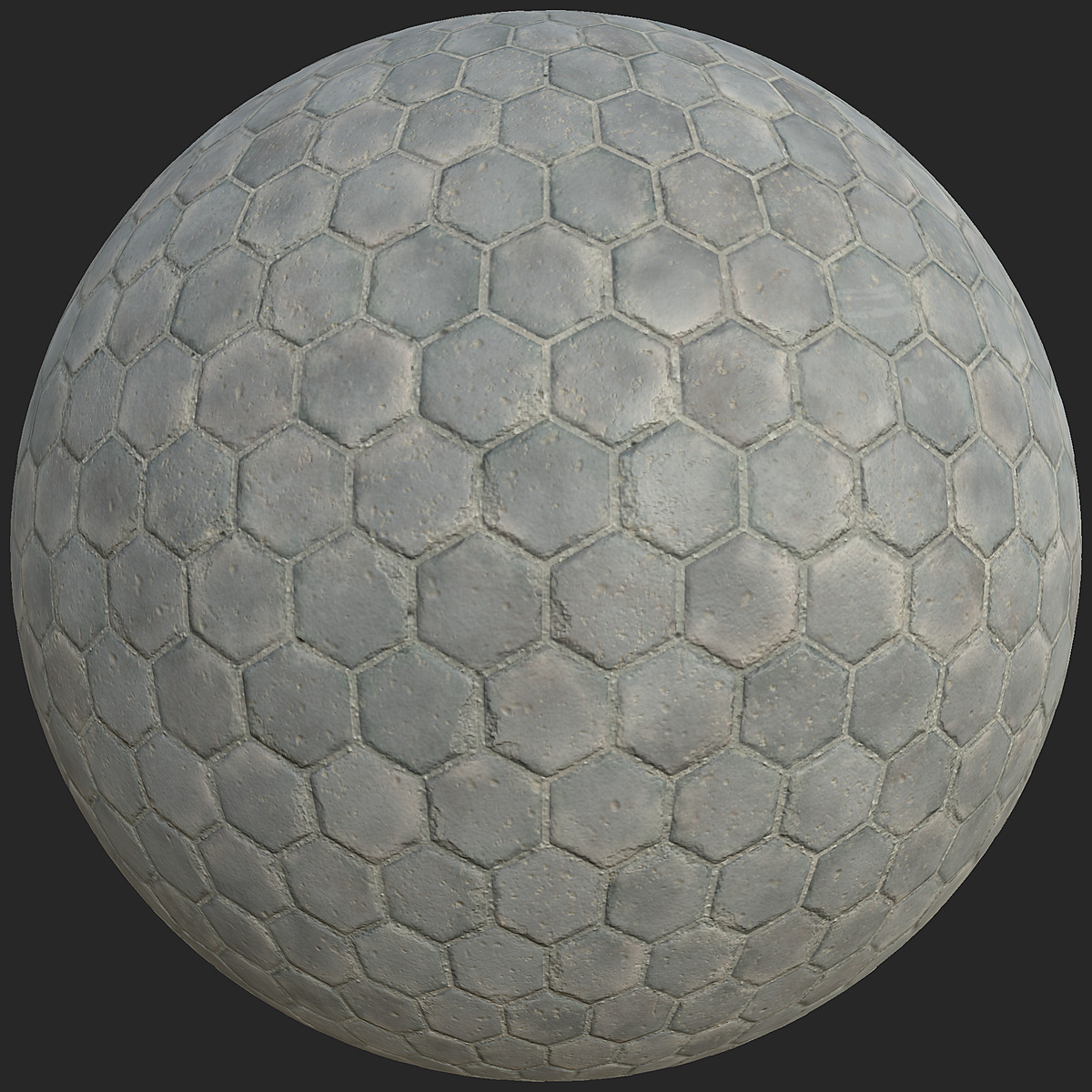 Hexagonal Grey Terracotta Tiles | Free PBR | TextureCan